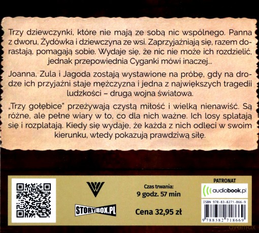Trzy gołębice - Marlena Semczyszyn [AUDIOBOOK]