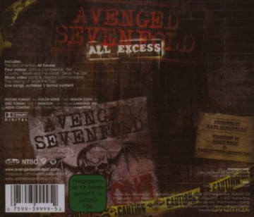 Avenged Sevenfold: All Excess [DVD]