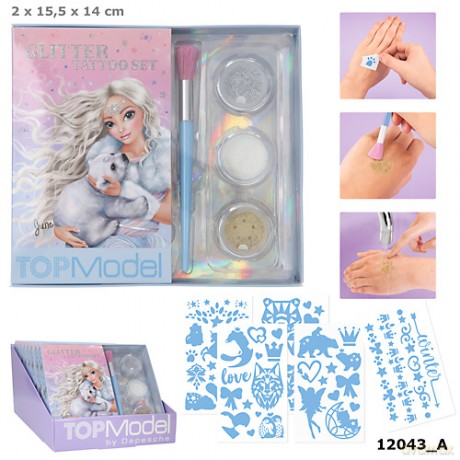 Zestaw brokatowych tatuaży Top Model Iceworld 12043A