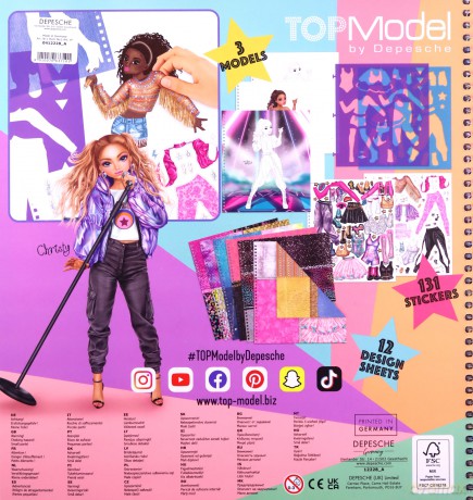 Zestaw kreatywny POPStar Top Model 12228A