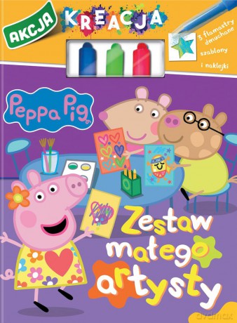 Zestaw małego artysty. Akcja Kreacja. Świnka Peppa [KSIĄŻKA]