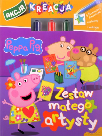 Zestaw małego artysty. Akcja Kreacja. Świnka Peppa [KSIĄŻKA]
