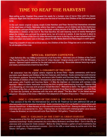 Children Of The Corn Trilogy (Dzieci Kukurydzy Trylogia) [3xBlu-Ray]