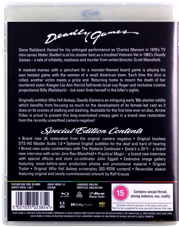 Deadly Games [Blu-Ray]