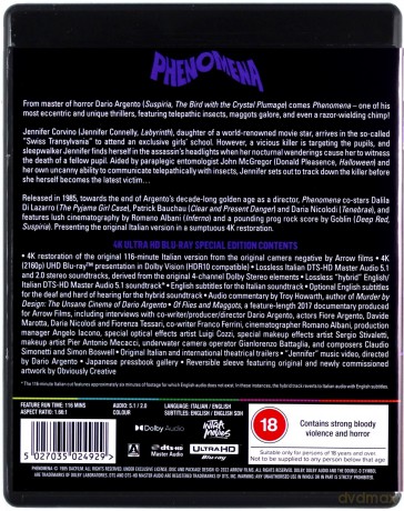 Phenomena (Fenomeny) [Blu-Ray 4K]+[Blu-Ray]