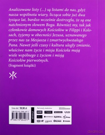 Listy do Filipian, Kolosan, Filemona - Dennis Hamm [KSIĄŻKA]