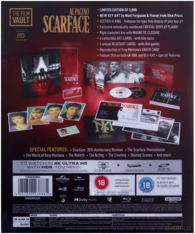 Człowiek z blizną (The Film Vault) [Blu-Ray 4K]+[Blu-Ray]