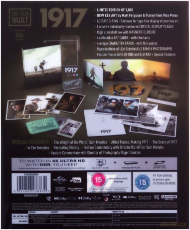 1917 (The Film Vault) [Blu-Ray 4K]+[Blu-Ray]