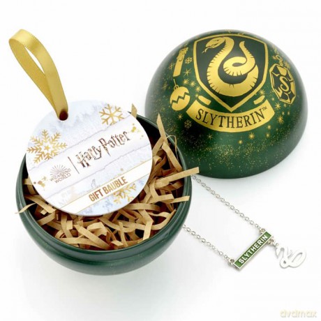 Harry Potter Slytherin Bauble With House Naszyjnik