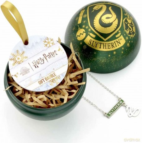 Harry Potter Slytherin Bauble With House Naszyjnik