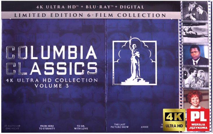 Columbia Classics Collection: Volume 3: Ich noce | Stąd do wieczności | To Sir with Love | Stąd do wieczności | Annie | Lepiej być nie może [BOX] [7xBlu-Ray 4K]+[6xBlu-Ray]