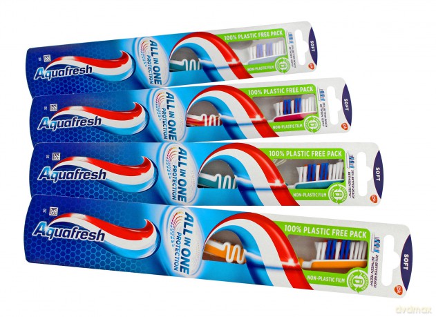 Aquafresh Szczoteczka do zębów All In One Protection - soft - mix kolorów