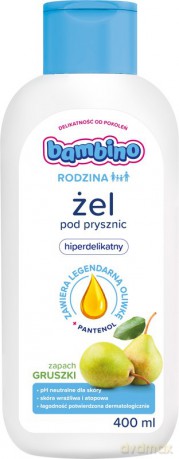 Bambino Rodzina Żel pod prysznic hiperdelikatny o zapachu gruszki 400 ml