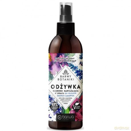 BARWA Barwy Botaniki Odżywka głęboko nawilżająca w sprayu do włosów suchych i łamliwych 250 ml