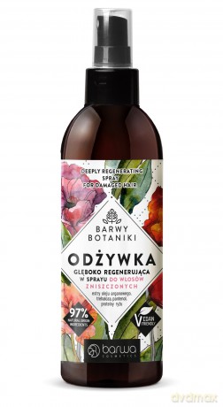 BARWA Barwy Botaniki Odżywka głęboko regenerująca w sprayu do włosów zniszczonych 250 ml