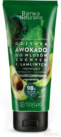 BARWA Naturalna Awokado Odżywka regenerująca do włosów suchych i łamliwych 200 ml