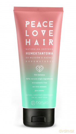 BARWA Peace Love Hair Naturalna Odżywka humektantowa do włosów o każdej porowatości 180 ml