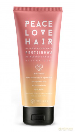 BARWA Peace Love Hair Naturalna Odżywka proteinowa do włosów o każdej porowatości 180 ml