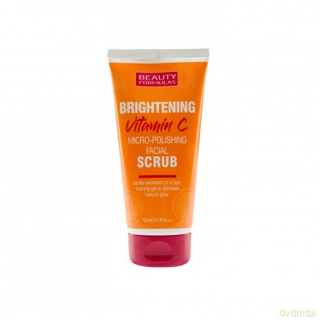 Beauty Formulas Brightening Vitamin C Delikatny Peeling rozjaśniający do twarzy z Witaminą C 150 ml
