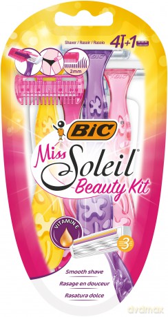 Bic Maszynka do golenia Miss Soleil Beauty Kit z trymerem-4 szt