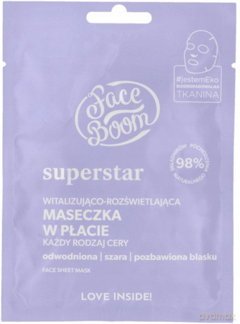 BIEL FaceBoom SUPERSTAR Maseczka w płacie