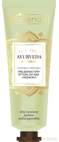 Bielenda Ayurveda Skin Yoga SPA Cream Nawilżająco - Relaksujący Rytuał pielęgnacyjny do rąk i paznokci 50 ml