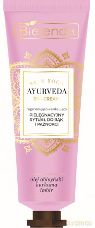 Bielenda Ayurveda Skin Yoga SPA Cream Regenerująco - Relaksujący Rytuał pielęgnacyjny do rąk i paznokci 50 ml