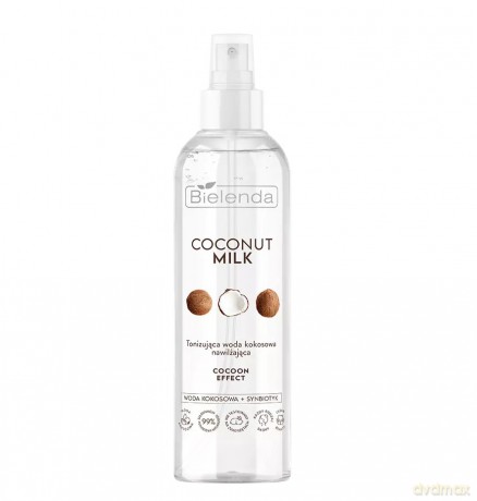 Bielenda Coconut Milk Kokosowa Nawilżająca Woda tonizująca Cocoon Effect 200 ml