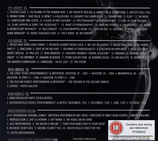 Bill Hicks: The Essential Collection [4CD]