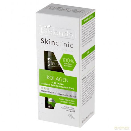 Bielenda Skin Clinic Professional Kolagen Serum regenerująco-przeciwzmarszczkowe na dzień i noc 30 ml