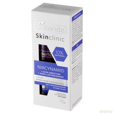 Bielenda Skin Clinic Professional Niacynamid Serum normalizująco-wygładzające na dzień i noc 30 ml