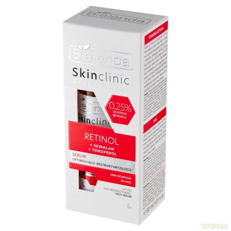 Bielenda Skin Clinic Professional Retinol Serum liftingująco-restrukturyzujące na noc 30 ml