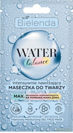 Bielenda Water Balance Intensywnie Nawilżająca Maseczka do twarzy 7g