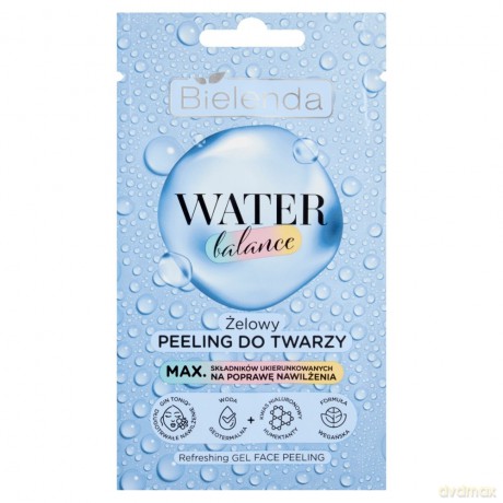 Bielenda Water Balance Żelowy Peeling do twarzy 7g
