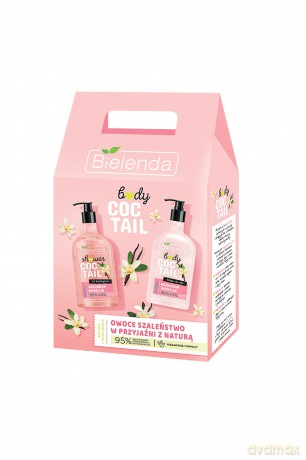 Bielenda Zestaw prezentowy Body Coctail (Balsam do ciała 400 ml+Żel pod prysznic 400 ml)