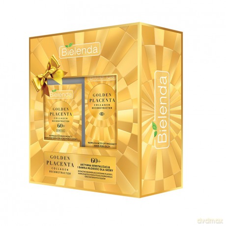 Bielenda Zestaw prezentowy Golden Placenta (Krem na dzień i noc 50 ml+Krem pod oczy 15 ml)