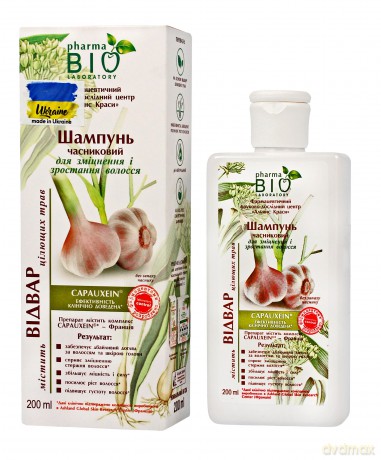 Bio Pharma Laboratory Bio Szampon czosnkowy wzmacniający i stymulujący wzrost włosów 200 ml