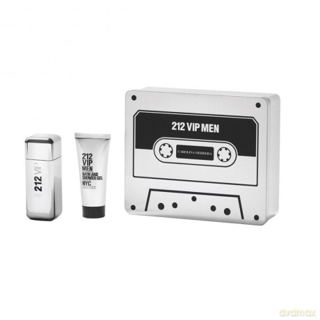 Carolina Herrera Zestaw prezentowy 212 Vip Men (woda toaletowa 100 ml+żel pod prysznic 100 ml)
