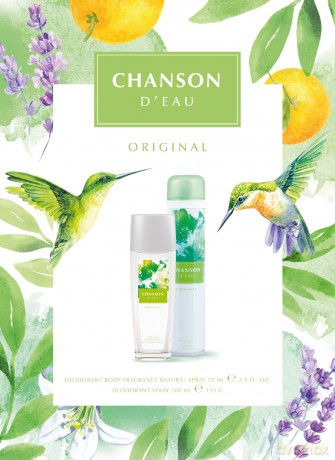 Chanson D`Eau Zestaw prezentowy Original (dezodorant atomizer 75 ml+dezodorant spray 200 ml)