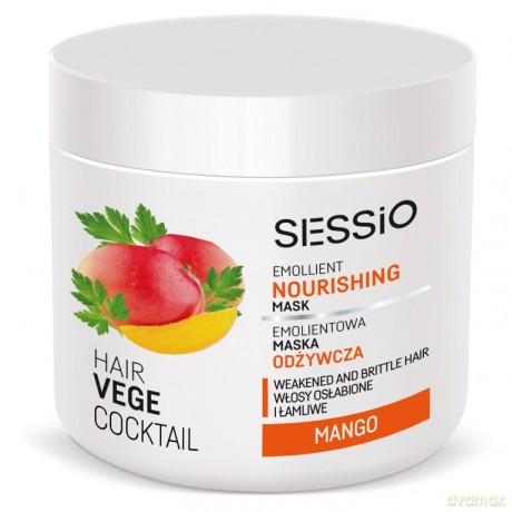 CHANTAL Sessio Hair Vege Coctail Emolientowa Maska odżywcza do włosów - Mango 450g