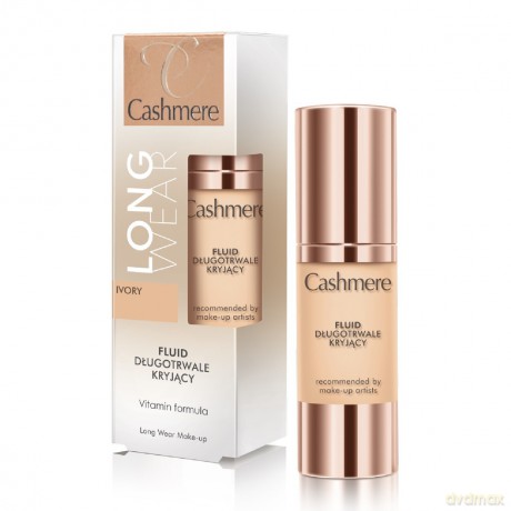 Dax Cosmetics Cashmere Long Wear Fluid długotrwale kryjący - Ivory 30 ml