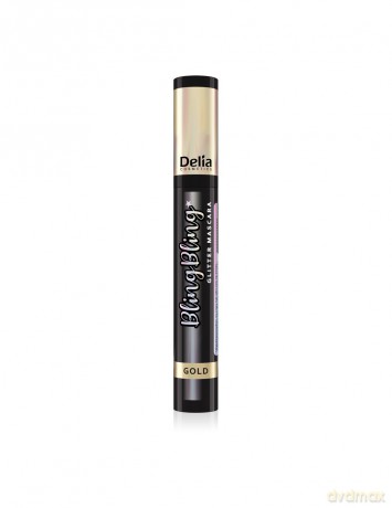 Delia Cosmetics Bling Bling Brokatowa Maskara do rzęs GOLD 12 ml
