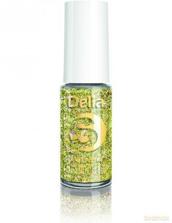 Delia Cosmetics Bling Bling Lakier do paznokci z brokatem nr 01 - Size "S" 5 ml