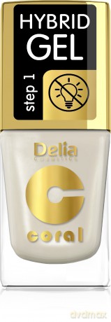Delia Cosmetics Coral Hybrid Gel Emalia do paznokci nr 65 11 ml