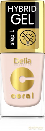 Delia Cosmetics Coral Hybrid Gel Emalia do paznokci nr 67 11 ml