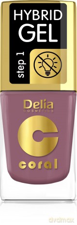 Delia Cosmetics Coral Hybrid Gel Emalia do paznokci nr 69 11 ml