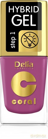Delia Cosmetics Coral Hybrid Gel Emalia do paznokci nr 70 11 ml