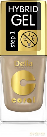 Delia Cosmetics Coral Hybrid Gel Emalia do paznokci nr 73 11 ml