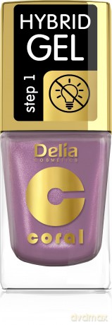 Delia Cosmetics Coral Hybrid Gel Emalia do paznokci nr 74 11 ml