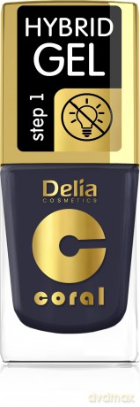 Delia Cosmetics Coral Hybrid Gel Emalia do paznokci nr 77 11 ml